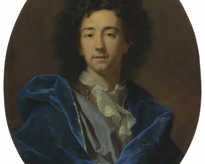 Portrat Eines Mannes Im Blauen Mantel Mit Buch Jean Francois De Troy main image 1